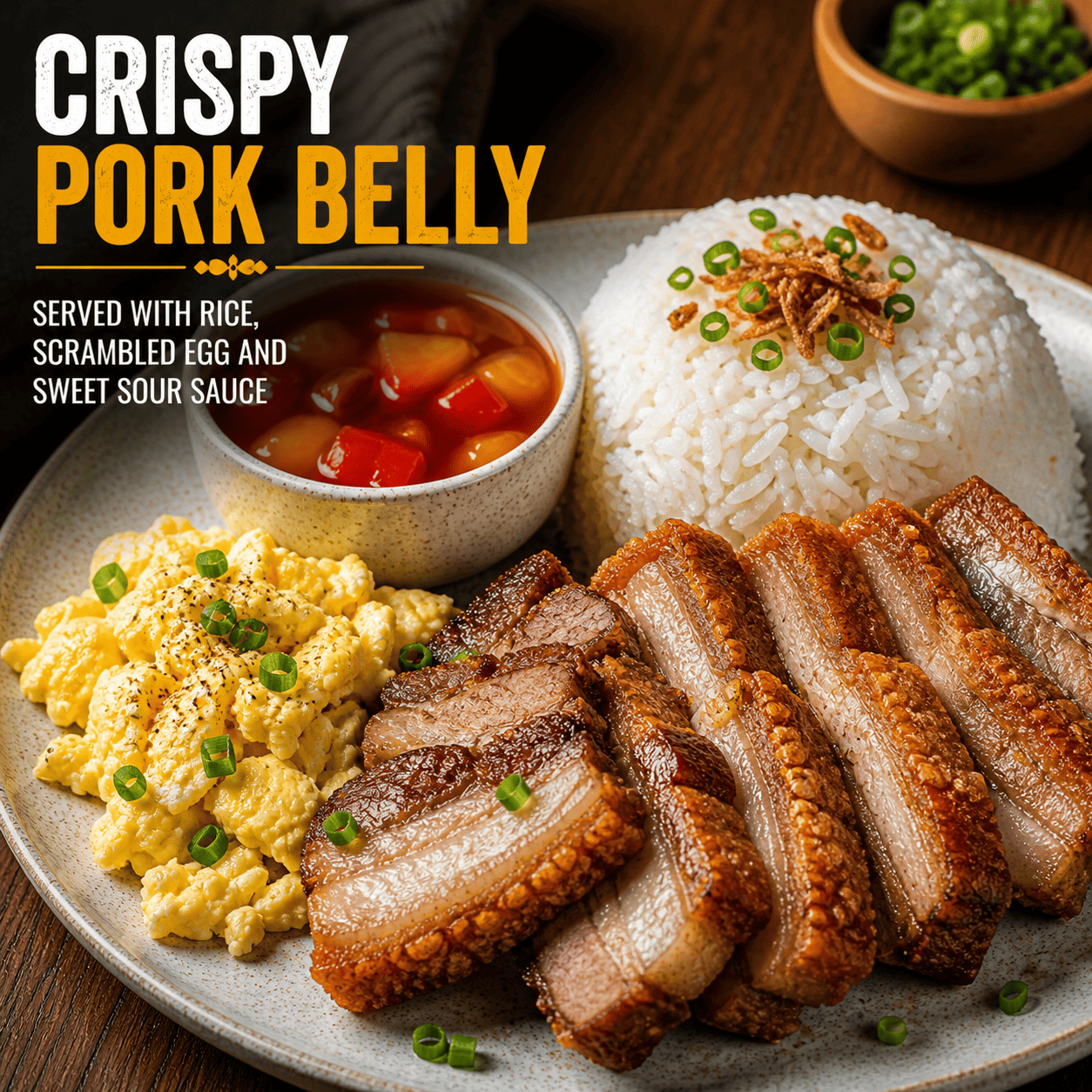 Crispy Pork Belly Six Ounces Coffee